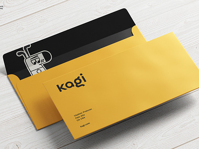 Kagi Branding - Envelope brand branding business design envelopes identity illustration logo stationery