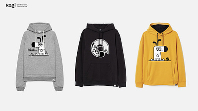 Kagi Branding - Hoodies brand branding clothing design hoodie identity illustration logo merch