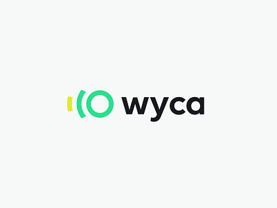 Wyca Logotype animation art direction autonomous branding green logo logotype mobility monitoring motion graphics robot robotic technology type vector