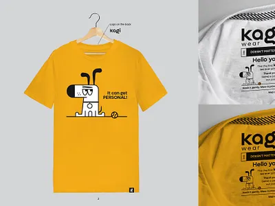 Kagi tee's brand branding business design dog fast graphic design identity illustration logo merch premium search engine shirt tee tshirt