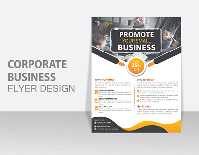 Business flyer design adobe advertise branding business corporate creative design flyer graphic design illustration logo marketing vector