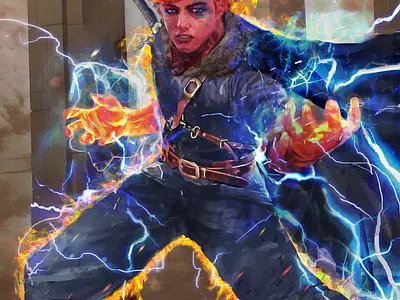 Atlas Matthias character design concept art concept art character costume costume concept design design digital art digital design digital drawing digital painting dnd fantasy illustration medieval photoshop wizard