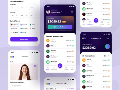 Changebox - Fund Transfering Mobile App 2023 trend bankingapp best dribbble short changebox clean colorful creative finance financial financial app fund fund transfering ideate landing page mobile app mobile design typography uiux