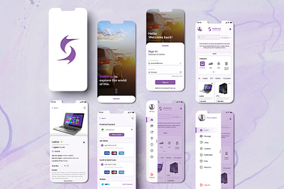 App Design For (Sky Rental) App app design graphic design ui ux