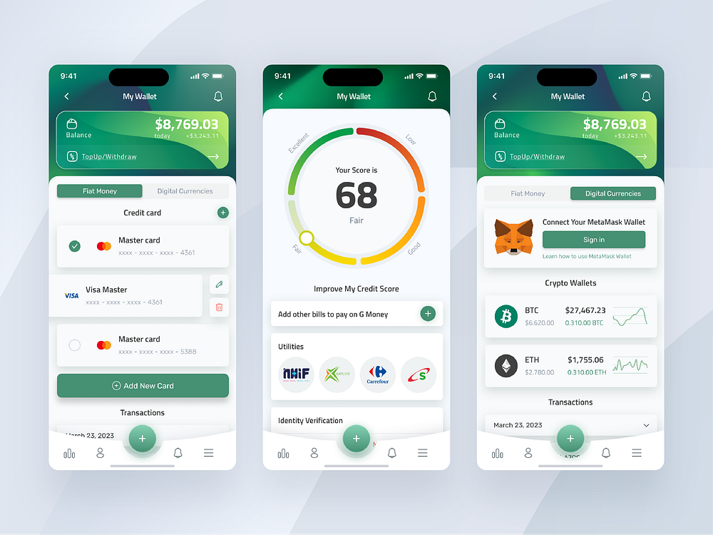 Loan UI designs, themes, templates and downloadable graphic elements on ...