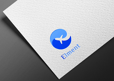 Logo Design For (Elment) Sky Travel App design graphic design logo