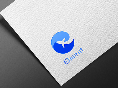 Logo Design For (Elment) Sky Travel App design graphic design logo