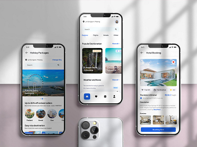 App Design For (Elment) Sky Travel App app design graphic design ui ux