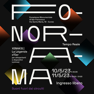 Fonorama branding design electronic arts logo logo design pattern typo typography visualdesign