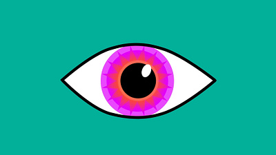 eye 2d animation illustration motion graphics