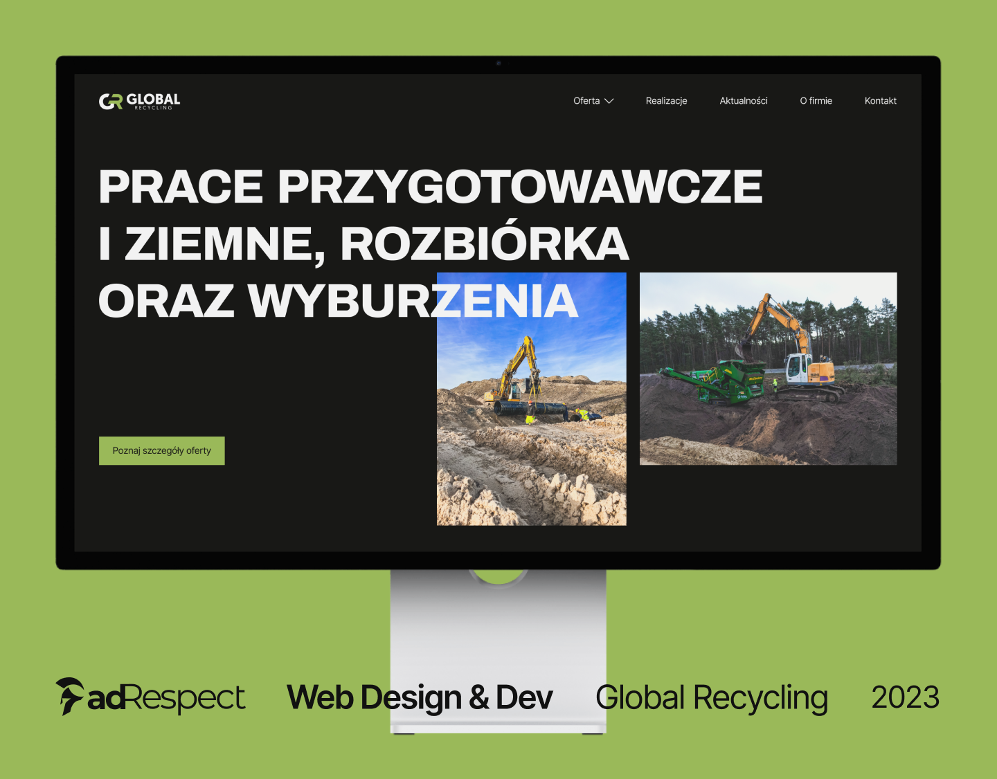 Global Recycling Web Design & Development building company design figma graphic design motion graphics ui ui design uiux ux web desgin web development webdesign website
