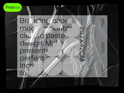 😍 Free poster mockup crumpled plastic free free mockup free paper mockup free poster free poster mockup free print mockup freebies graphicdesign logo mockup poster design stationery mockups wrinkled paper