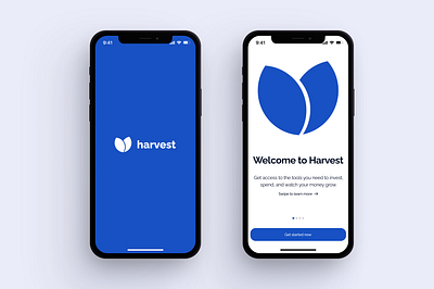 Harvest Investment App app data fintech investment mobiledesign productdesign ui uidesign user interface design ux