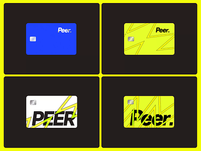 Peer.Money: Bank Cards Animation bank bold branding bright card crypto design electric embacy fintech graphic design logo motion vector