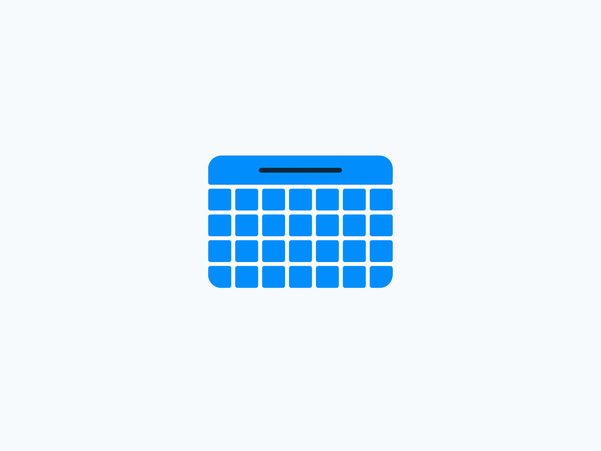 6 Levers - Rhythm animation blue calendar collapse cool dates days design expand icon iconography meetings modern mograph month motion graphics playful rythym schedule team