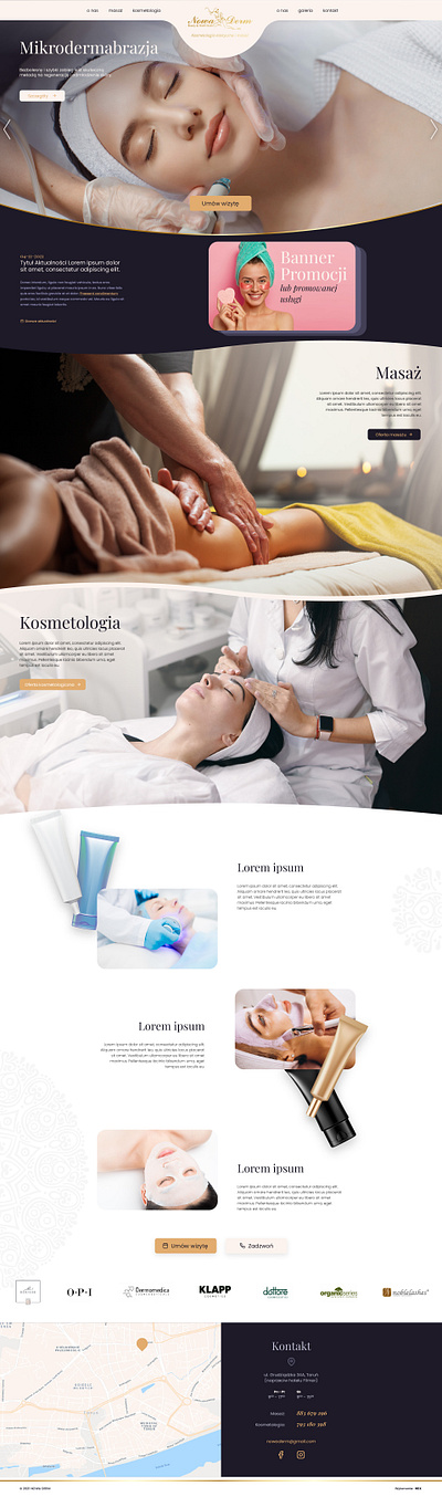 Spa & massage concept design graphic design