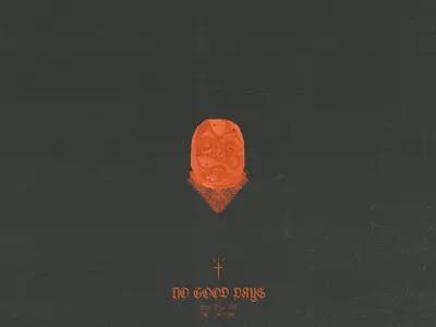 Red Mask badge brand branding design fashion identity illustration logo mask metal metalic monochromatic native