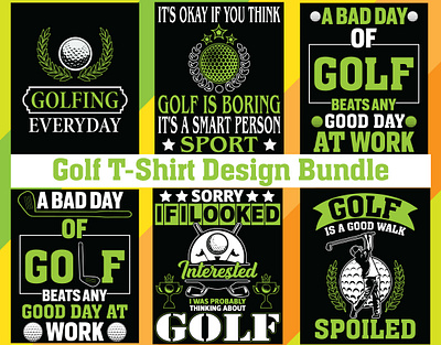 Golf T shirt Design Bundle best day design golf golf day golf design good golf t shirt t shirt t shirt design typography vector