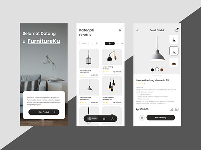 Furniture Mobile App app design ecommerce furniture real estate screen shop store ui