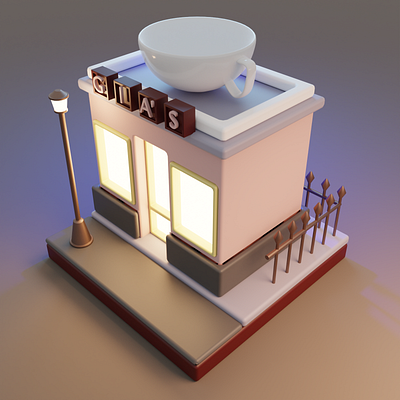 Pastry Shop 3d animation design graphic design illustration motion graphics ui