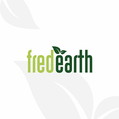 FredEarth - Logo & Brand Identity art logo branding business card create logo creative custom logo design ecology fredearth graphic design logo vector