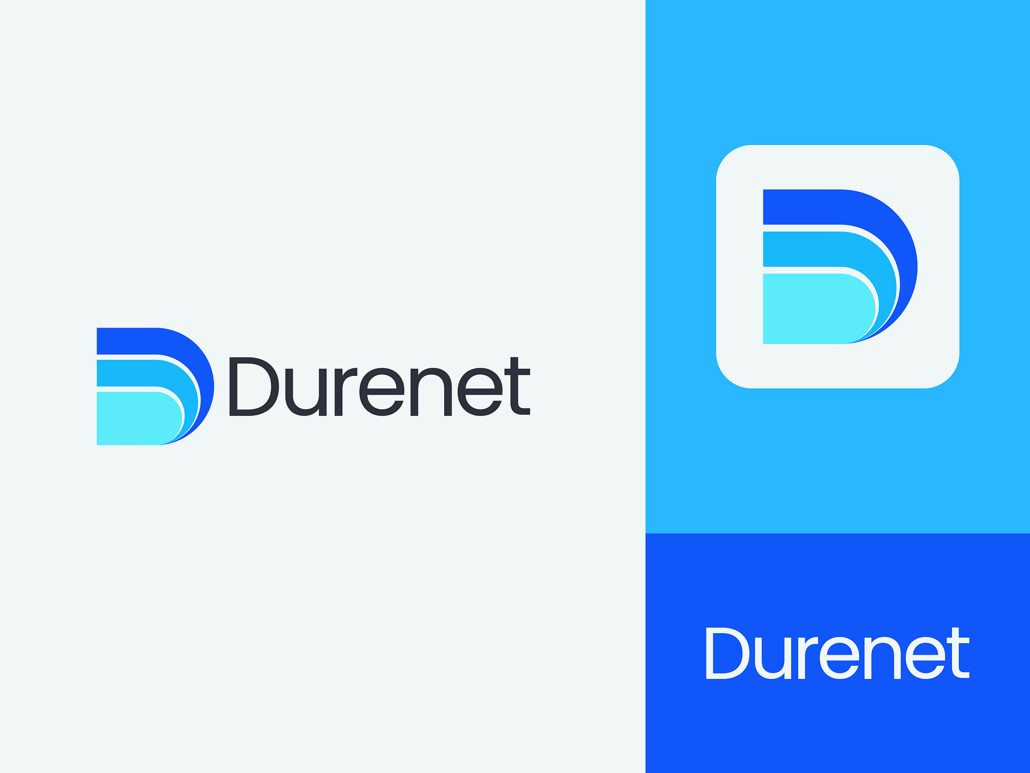 Durenet - D Lettermark, D Symbol, Modern Letter D Logo Design by MH ...