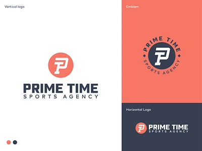 Prime Time Sports Agency logo agency basketball bosnia branding brcko design football logo logodesign logodesigner management mark prime sports symbol talent time top athletes volleyball