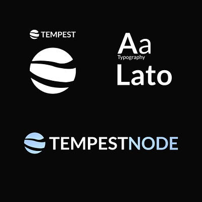 "Tempest" Logo branding graphic design logo vector