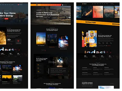 Industry & Factory Template Design robotics technology