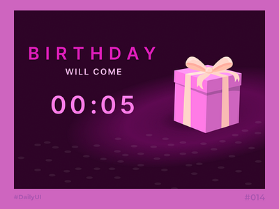 Countdown Timer (#DailyUI Challenge#14) animation dailyui design figma ui