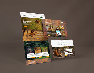 This is a wildlife safari travel website best design flat graphic design nature travel ui unique ux web website website design wild