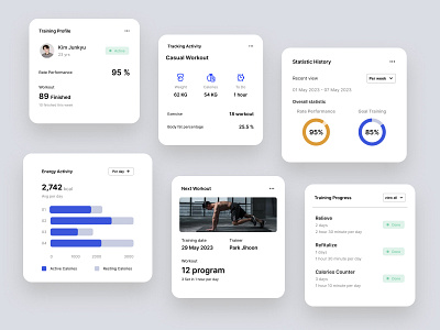 UI Component Dashboard dasboard design ui website