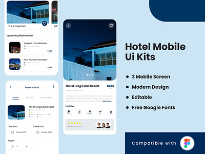 Hotel Mobile App app design hotel mobile screen service ui