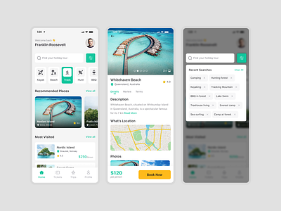 Travel App Design app app design app ui design application green ios ui mobile ui modern app design modern app ui design modern travel travel travel app travel ui trendy app trendy ui ui ui design ui ux ux design yollow