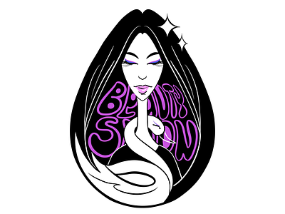 Beauty Salon beauty beauty salon brand branding gothic hair hairstyle hairstyles illustration logo makeup swan