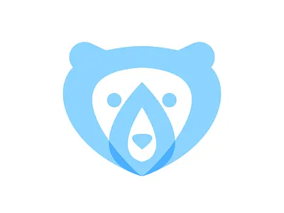 bear - logo POLARA - Transport bear brand logo logotype minimal