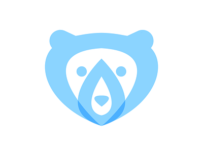 bear - logo POLARA - Transport bear brand logo logotype minimal