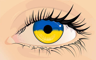 Freedom in our eyes! Glory to Ukraine! anime eye eye fight for dignity freedom glory stand with ukraine stoprussia ukraine ukrainian war