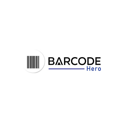 Barcode logo 3d graphic design logo