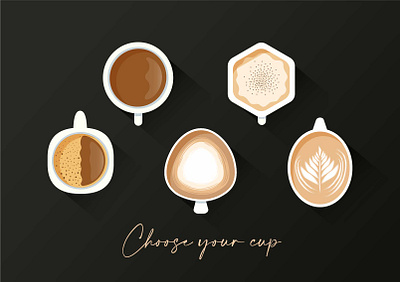 Choose your cup! cacao cafe choosing coffee cup hot drink latte morning coffrr tea