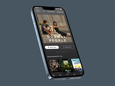 TV App - Mobile App Design daily ui dailyui film imdb ios mobile app mobile design mobile ui movie movies netflix streaming tv app