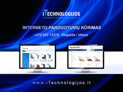 iTechnologijos.lt reklama banner branding graphic design web design