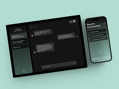 ChatGPT Redesign ai artifical intelligence challenge challenger chatgpt figma gpt mobile redesign ui uplabs uplabschallenger user experience ux web