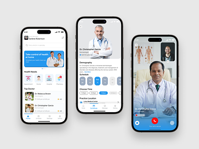 Health Care Mobile App 🩺 appoinment clinic consultation doctor doctors appoinment drug healthcare hospital booking ios iphone medical medical appoinment mobile mobile app design pharmacy popular ui ux video