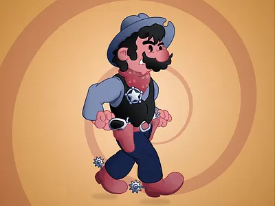 Animated Daily Doodle - "Sheriff" after effects animation animation artist character character animation character creation contrast daily art digital art doodle flat design illustration motion design retro sheriff vector vector illustration vintage
