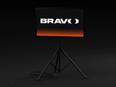 Bravo — Animated Logo for sports platform anima animated logo branding design graphic design logo logotype sport tennis ui vector