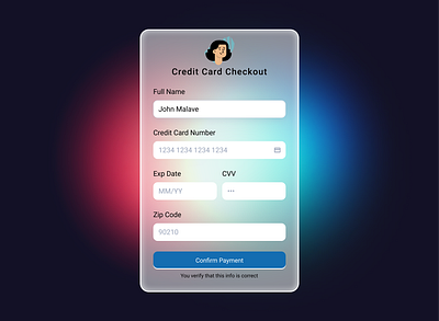 Daily UI :: 002 Credit Card Checkout branding dailyui figma graphic design ui ux design