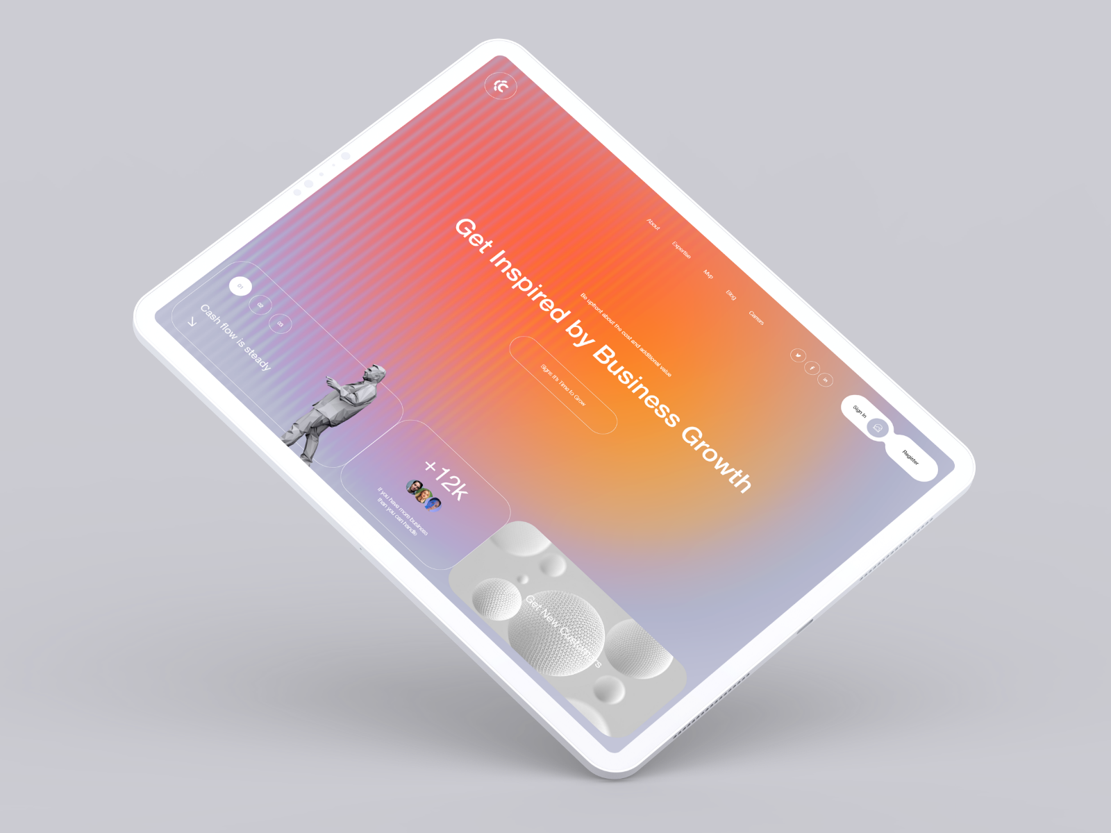 Business development website by mariusz mitkow on dribbble