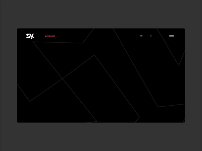 Syndykat — website menu menu typografphy ui ux web webdesign website