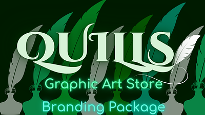 Quills Retail Branding Package branding graphic design logo sales
